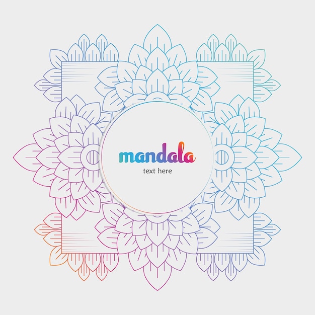 Nouveau Fond De Mandala