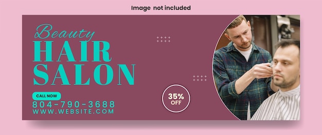 Nouveau modèle de couverture de salon de coiffure à la mode