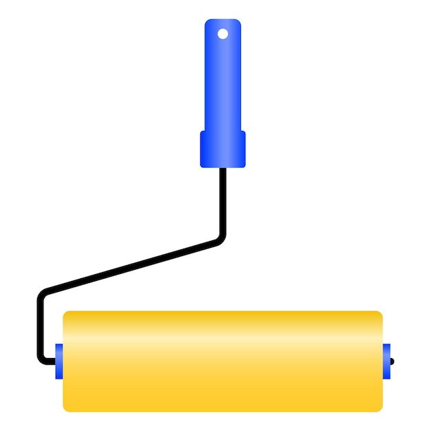 Vecteur le nouveau rouleau pour la peinture