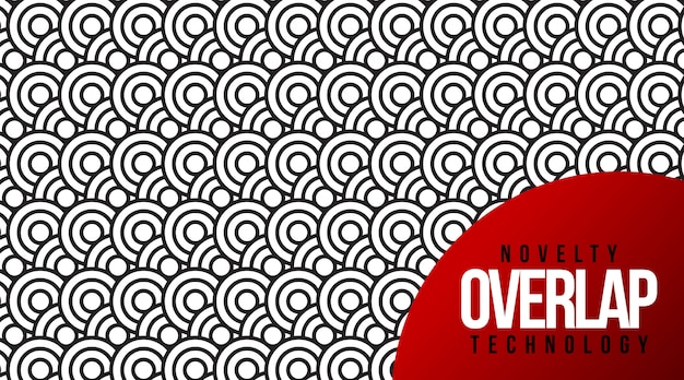 Nouveauté Overlap Technology Pattern Background