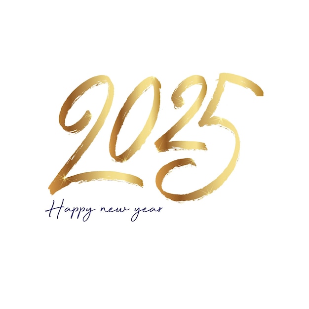 Nouvel An chinois 2025 année du serpent sur fond blanc luxe élégant effet de texte doré