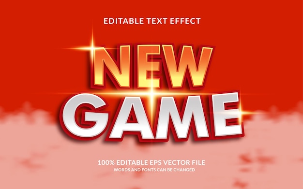 Nouvel effet de texte de jeu