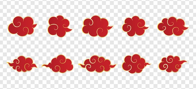 Nuage Chinois Rouge