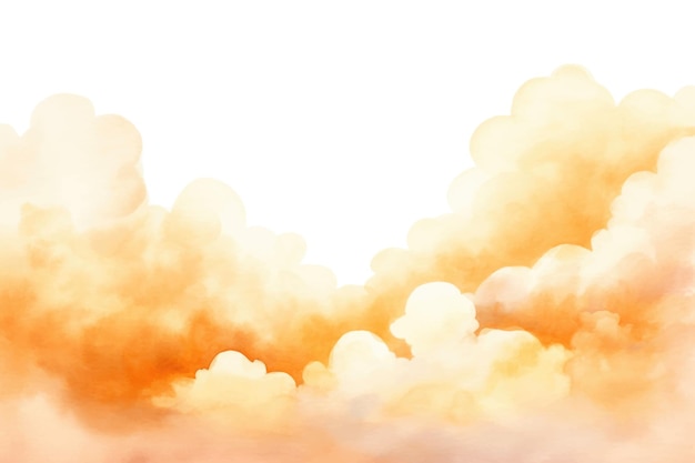 Vecteur le nuage de mots en orange et jaune