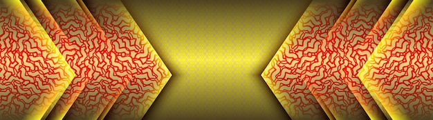 Nuances Modernes Triangles Modèle Luxe Luxe Ligne Dorée 3d Style Abstrait Fond