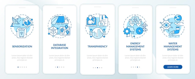 Numérisation De L'écran De La Page De L'application Mobile D'intégration De L'infrastructure De La Ville