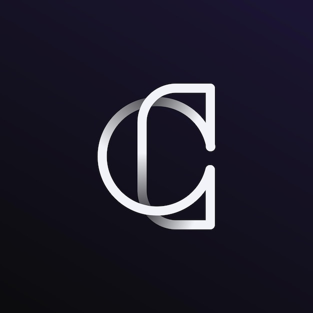 C et et O logo monogramme abstrait