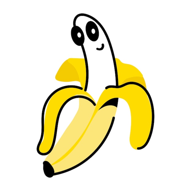 Obtenez cet autocollant modifiable de banane