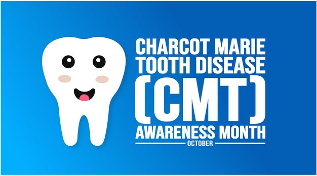 Octobre est le modèle de fond du Mois de sensibilisation à la maladie de Charcot Marie Tooth