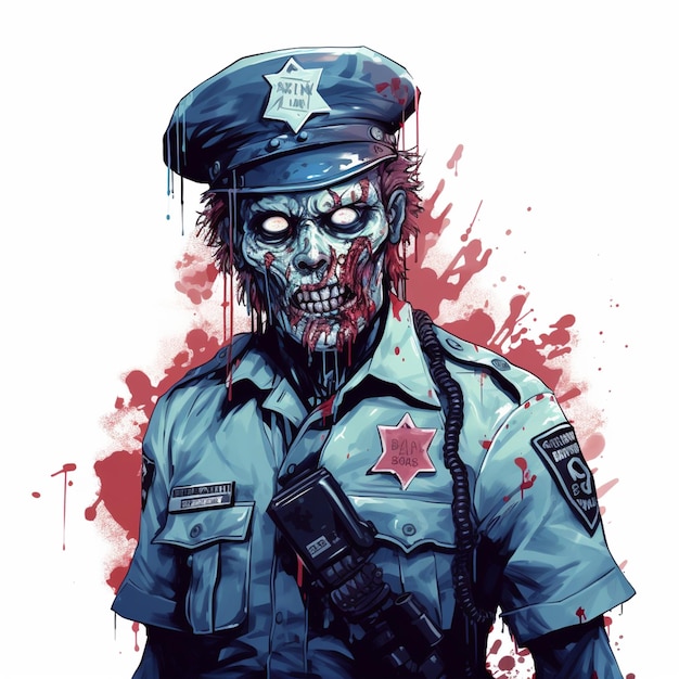 Officier De Police Zombie