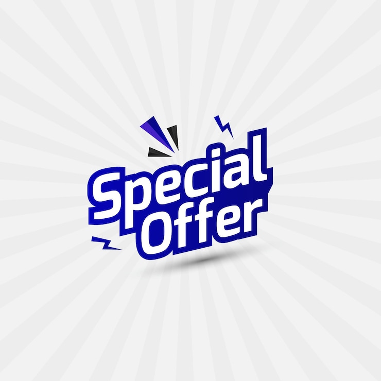 Vecteur offre spéciale