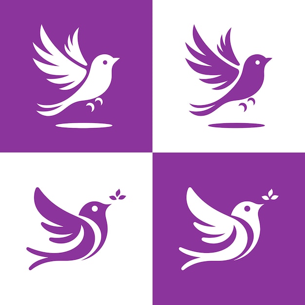 oiseau abstrait pour le logo