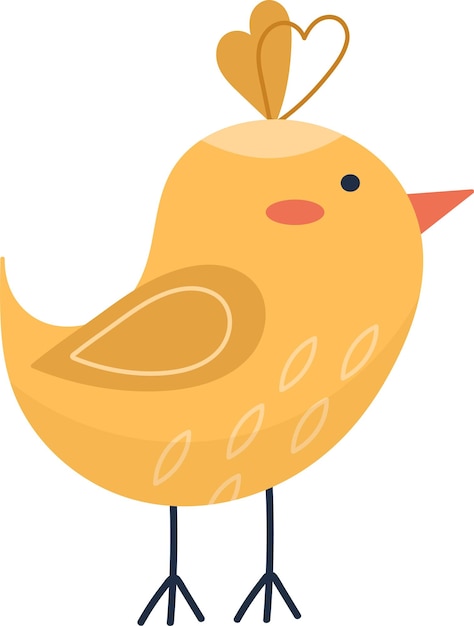 Oiseau mignon dessin animé