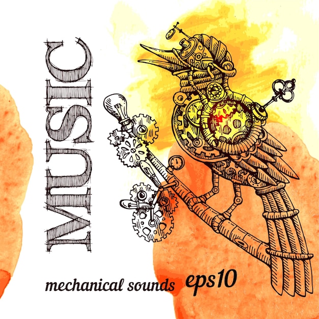 Oiseau Steampunk