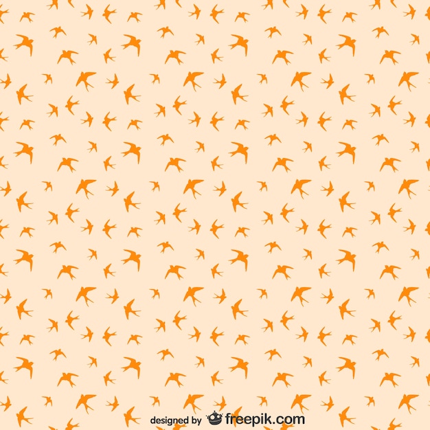 Oiseaux Seamless Pattern