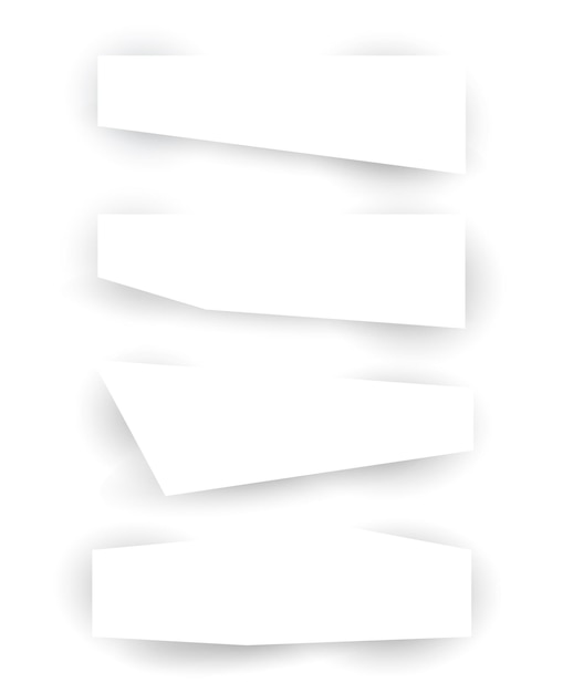 Ombre sur fond blanc élément de design template03