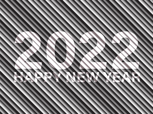 Ombre de papier de fond abstrait 2022 bonne année