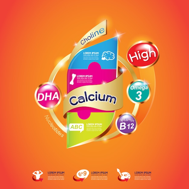 Oméga Calcium Et Vitamine