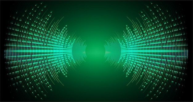 Ondes sonores oscillant lumière sombre