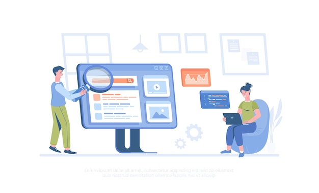 Optimisation des moteurs de recherche pour le site Web Gestion du mot-clé Marketing de contenu Analytique du site