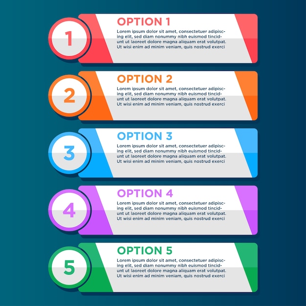 Options Bannières Infographiques