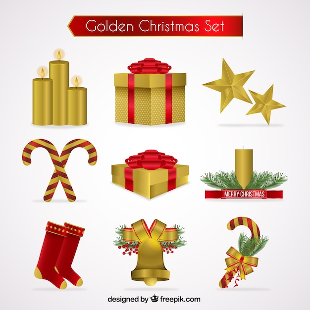 or jeu de décoration de Noël
