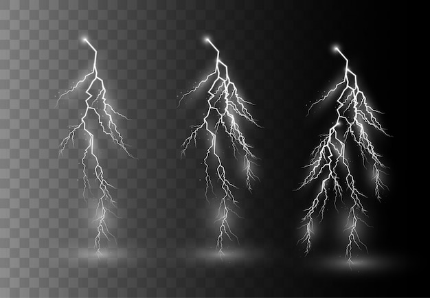 Orage Et Foudre, Effets D'éclairage Vifs.