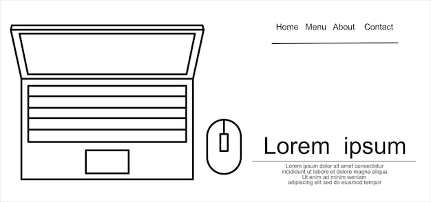 Ordinateur Portable Icône Illustration Vectorielle