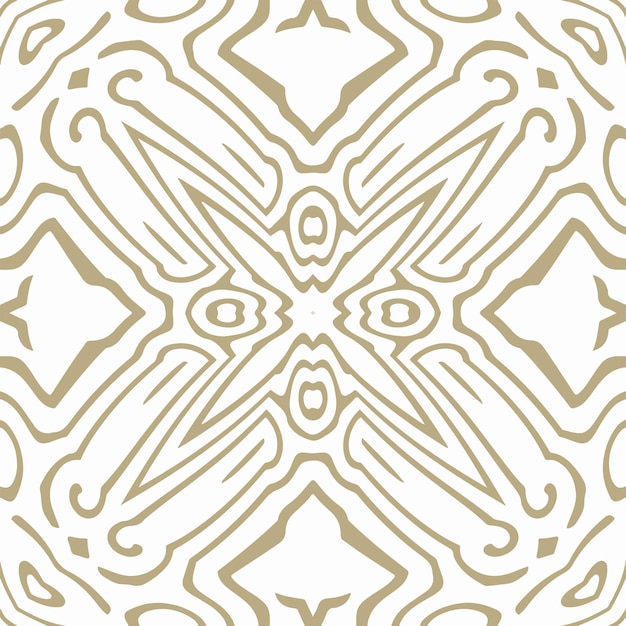 Oriental Seamless Vector Pattern - Ornement Répétitif Pour Le Textile, Le Papier D'emballage, La Mode, Etc.