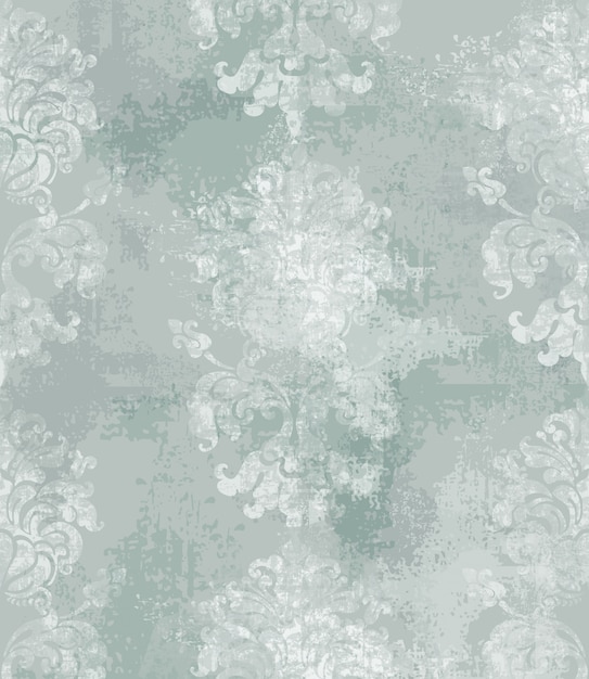 Ornement Baroque. Texture Tendance Aquarelle De Luxe