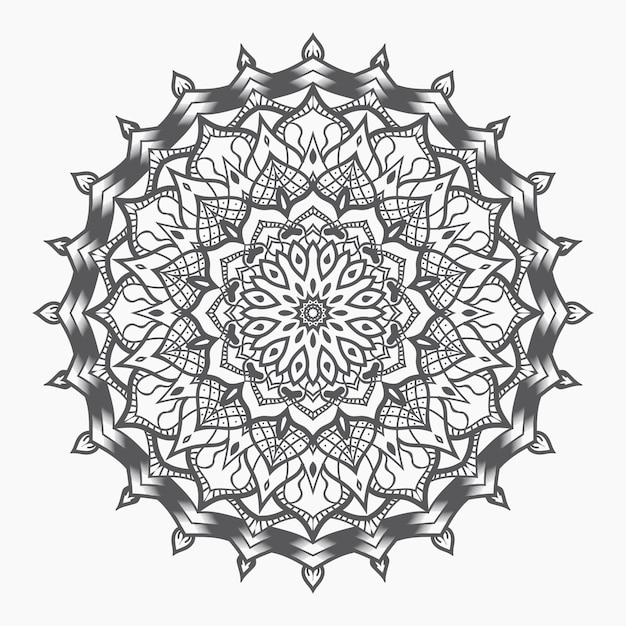 Ornement De Mandala, Mandala Floral.