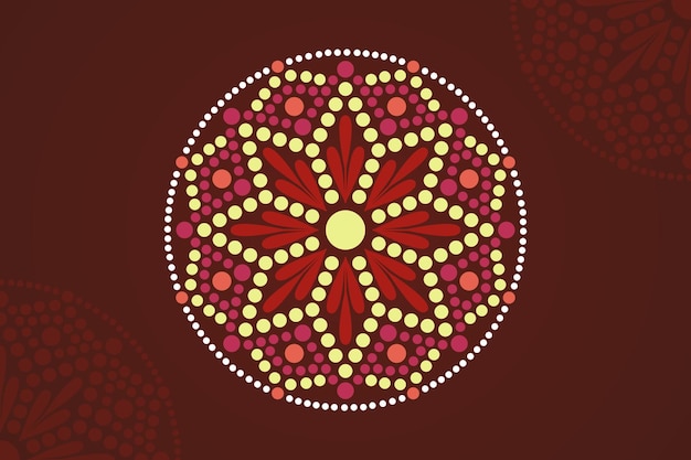 Ornements De Cercle à Pois Mandala