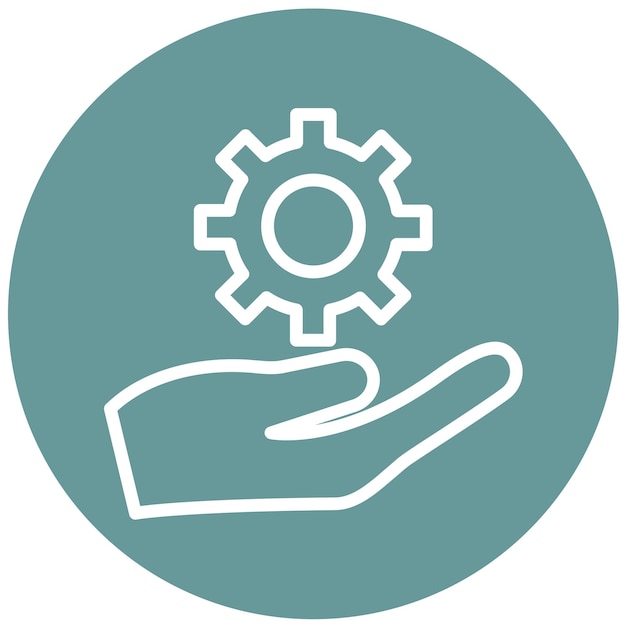 Les outils d'auto-service de conception vectorielle Style d'icône