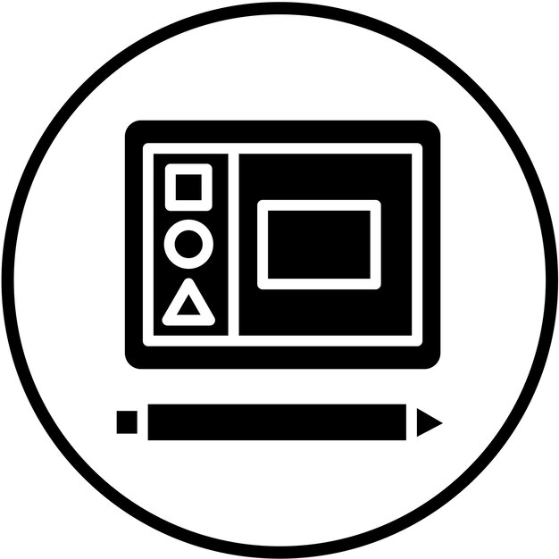 Outils interactifs de conception vectorielle Style d'icône