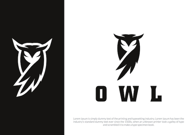 Owl Logo Template