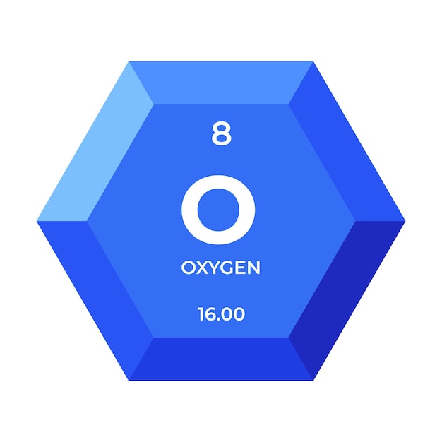 L'oxygène est l'élément chimique numéro 8 du groupe des non-métaux