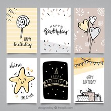 cartes d'anniversaire