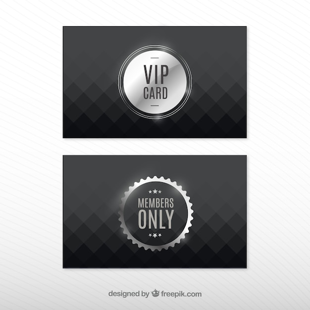 Pack Exclusif De Cartes Vip En Argent