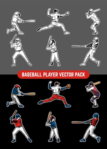 Pack Joueur De Baseball