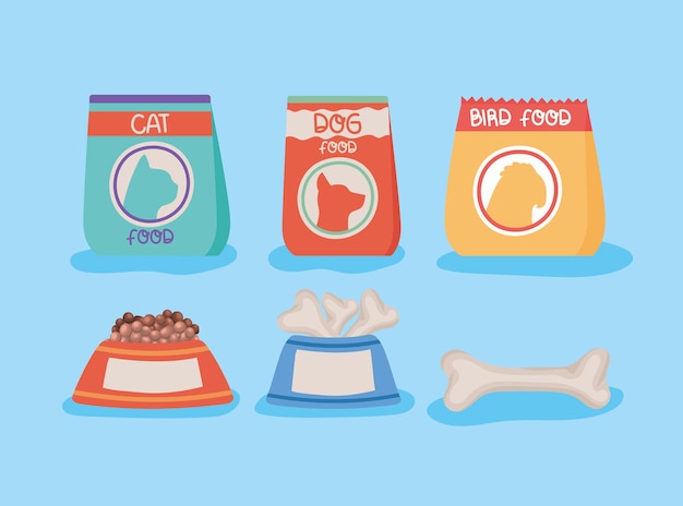 Pack de nourriture pour animaux de compagnie