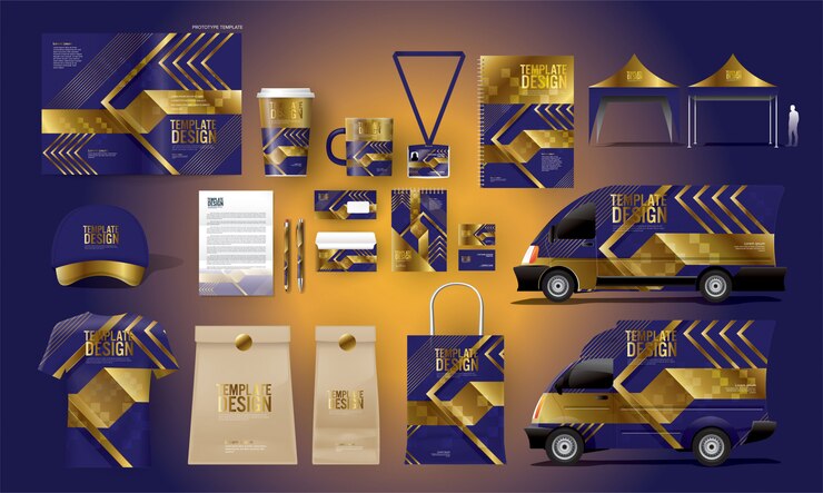 Package complet d&#39;identité d&#39;entreprise