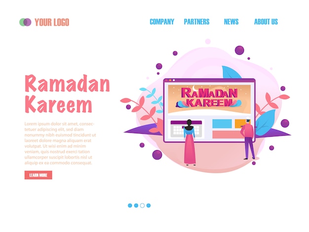 Page D'atterrissage De Ramadan Kareem