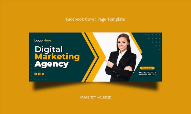 Page De Couverture Facebook De Marketing Numérique