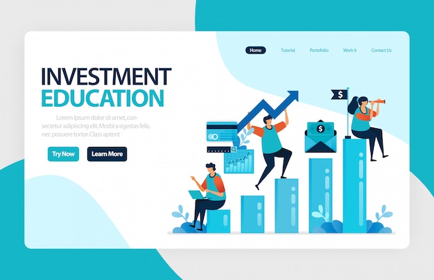 Page De Destination De L'éducation à L'investissement