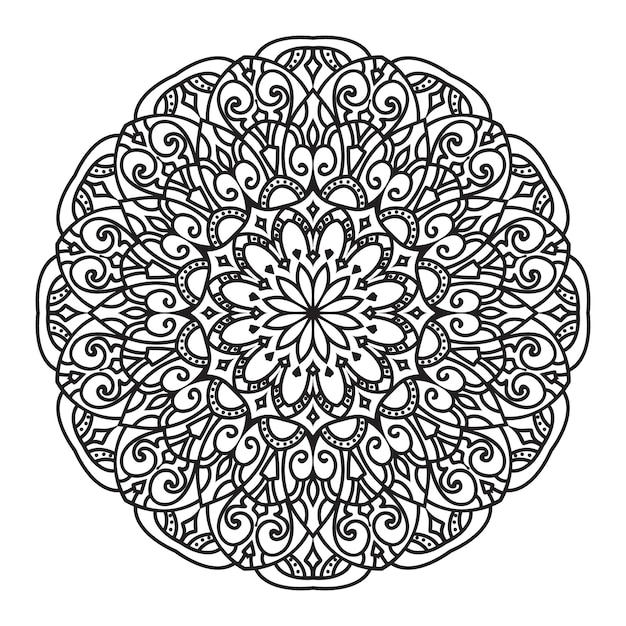 Page De Livre De Coloriage Anti-stress Pour Adultes.