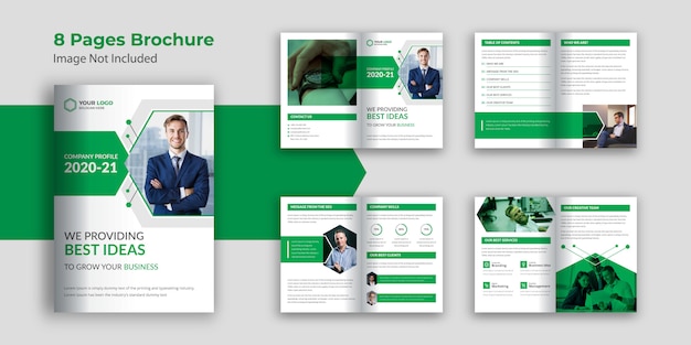 Pages Brochure De Profil D'entreprise