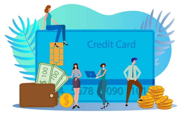 Paiements en ligneTransferts financiers rapidesLe concept de l'illustration vectorielle BankFlat en ligne