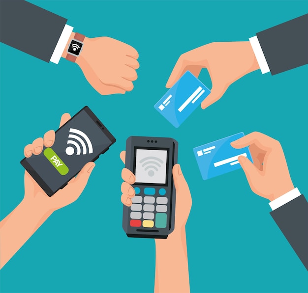 Paiements sans contact et sans espèces
