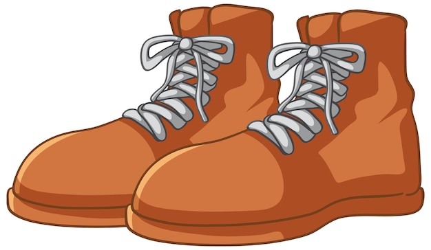 Une paire de chaussures en cuir marron