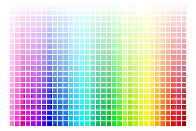 Vecteur palette colorée illustration abstraite avec palette colorée image de stock illustration vectorielle